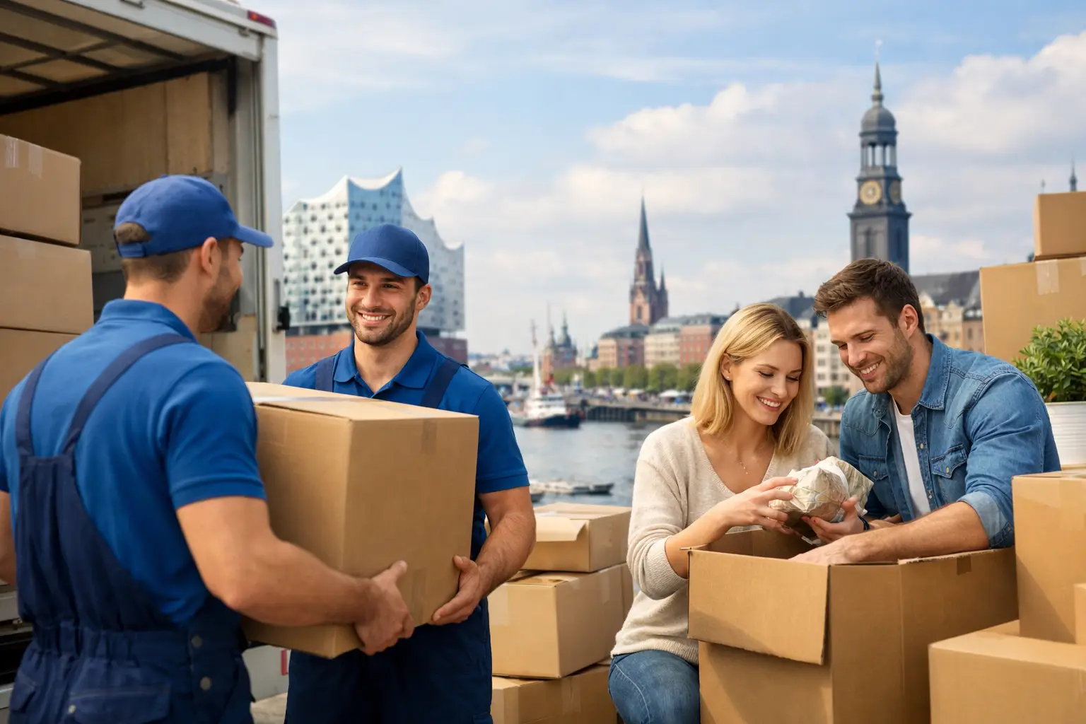Umzugsfirma Hamburg: So ziehen Sie stressfrei um