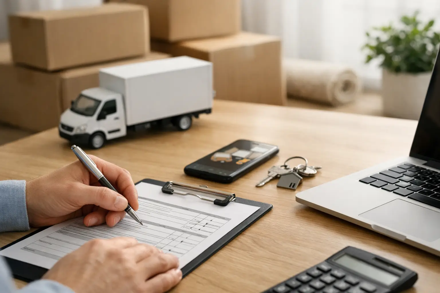 Umzugsangebot anfordern - diese Daten zählen