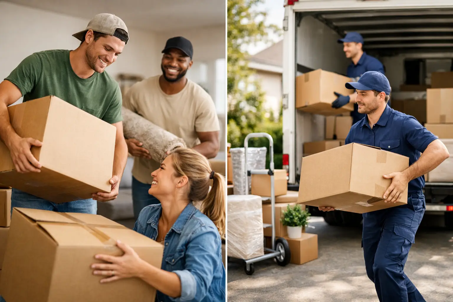 Umzugshelfer oder Umzugsfirma?