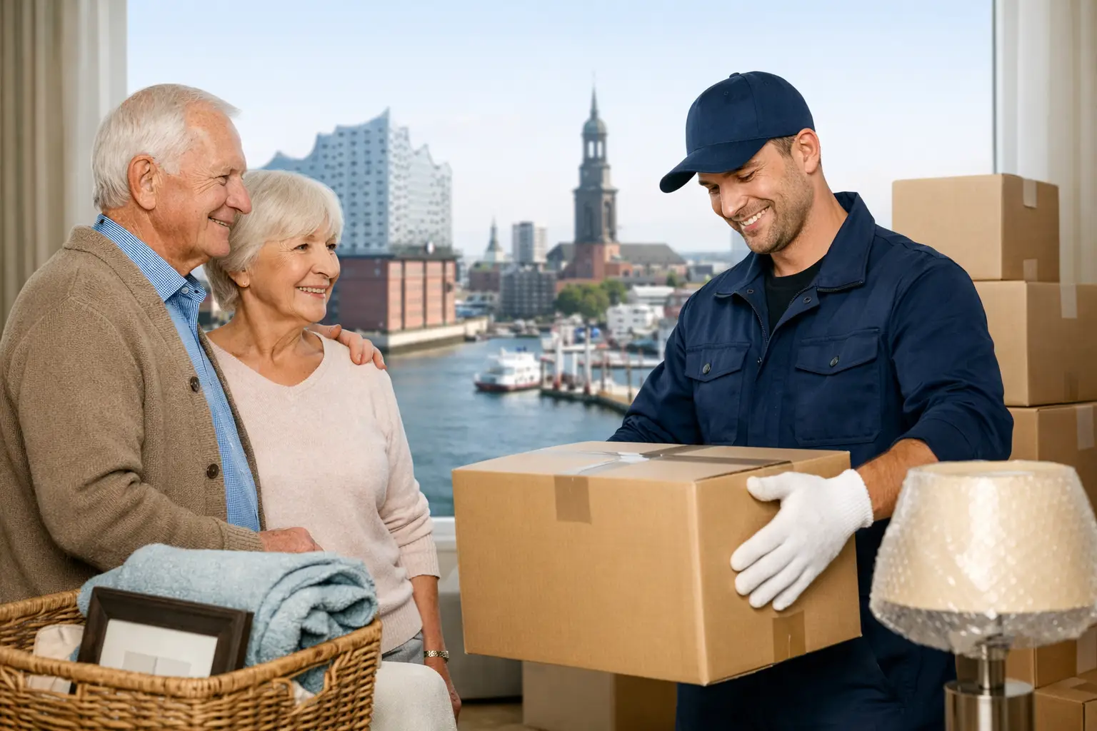 Seniorenumzug Hamburg mit Packservice
