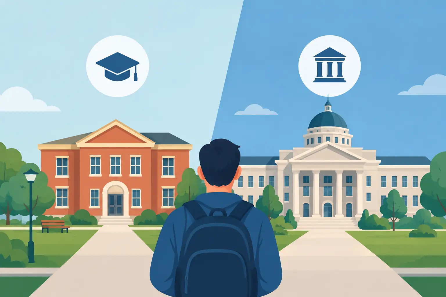 College Versus University Differences Explained