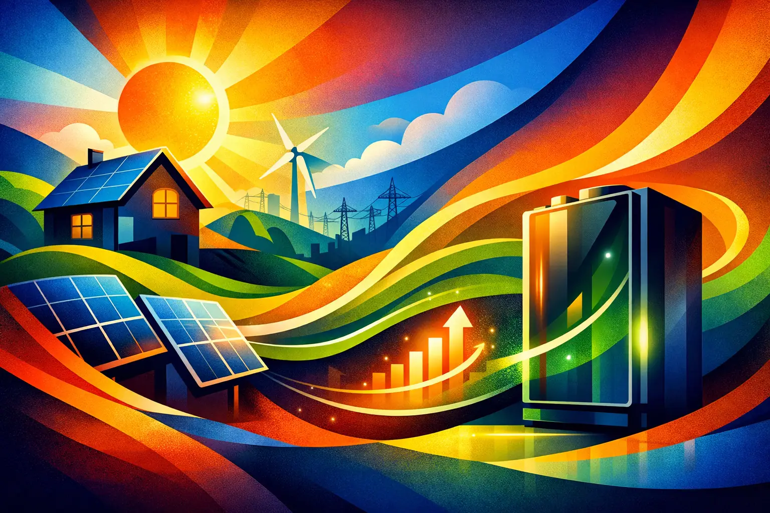 A Home Solar Battery Savings Example in the UK