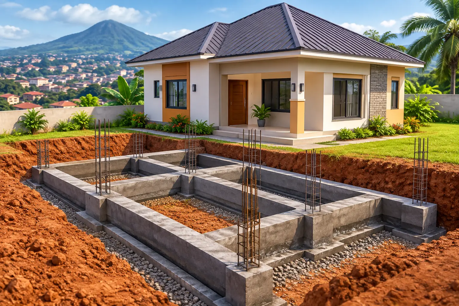 Foundation Design for Houses in Cameroon