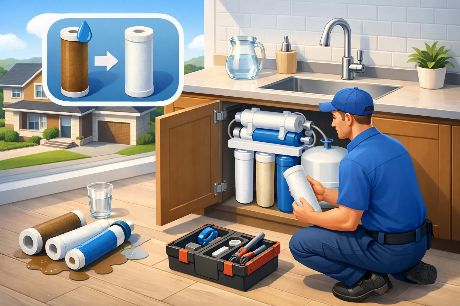 When Should RO Filters Be Replaced at Home?