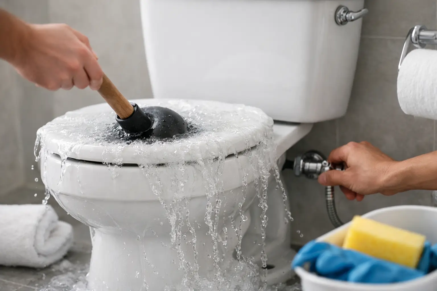 How to Stop Toilet Overflow Fast
