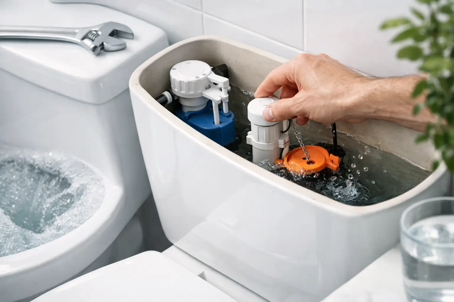 How to Stop Toilet Running and Save Water
