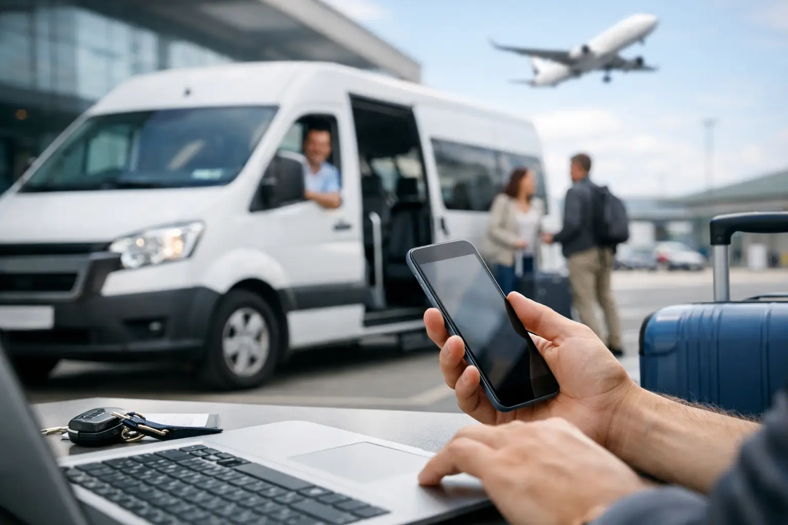 Shuttle-Parken am Flughafen clever buchen