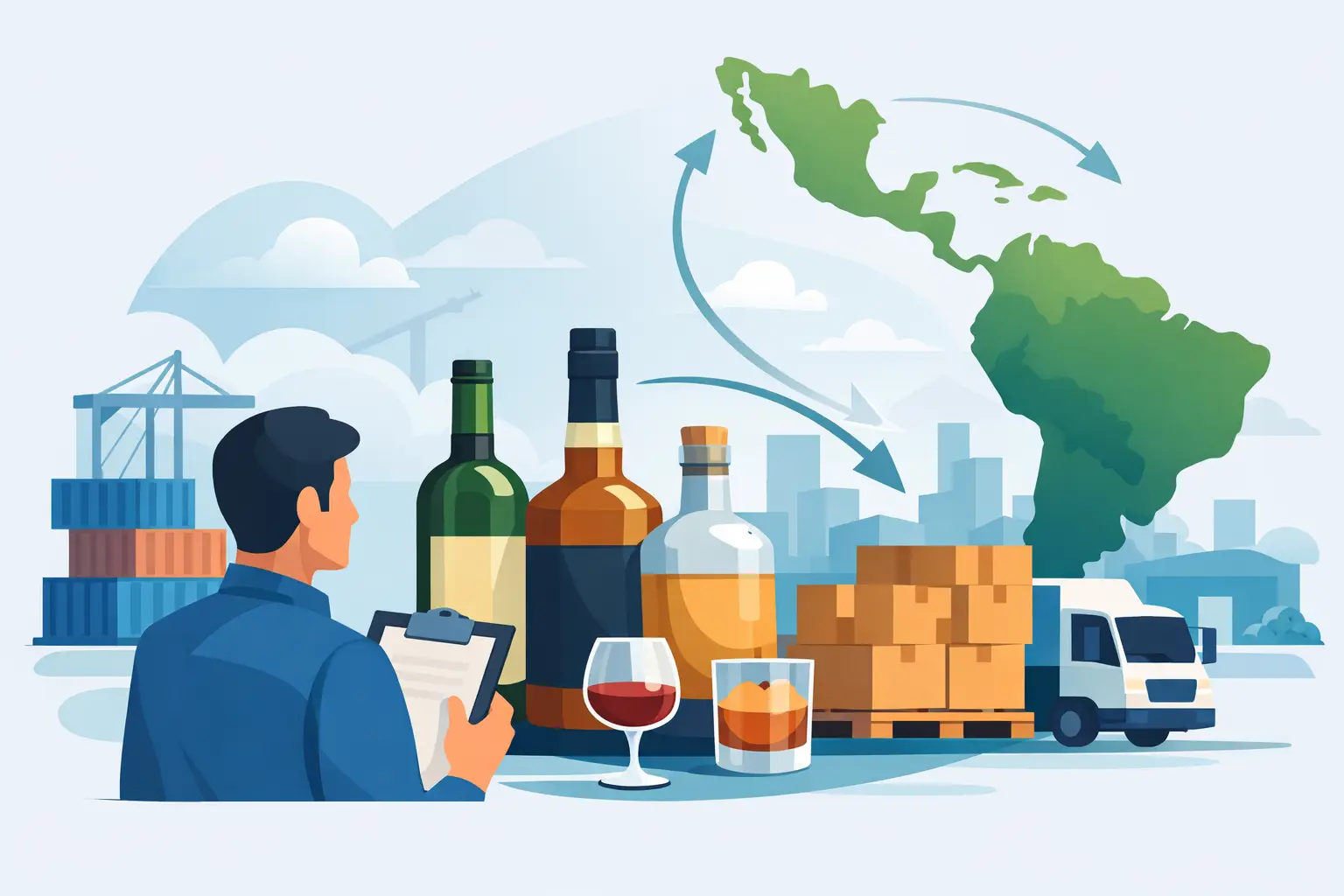 Distribuidor de licores en Latinoamérica