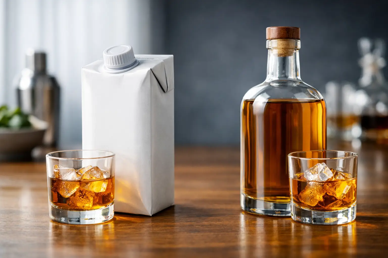 Tetra Pak spirits vs glass: qué formato conviene