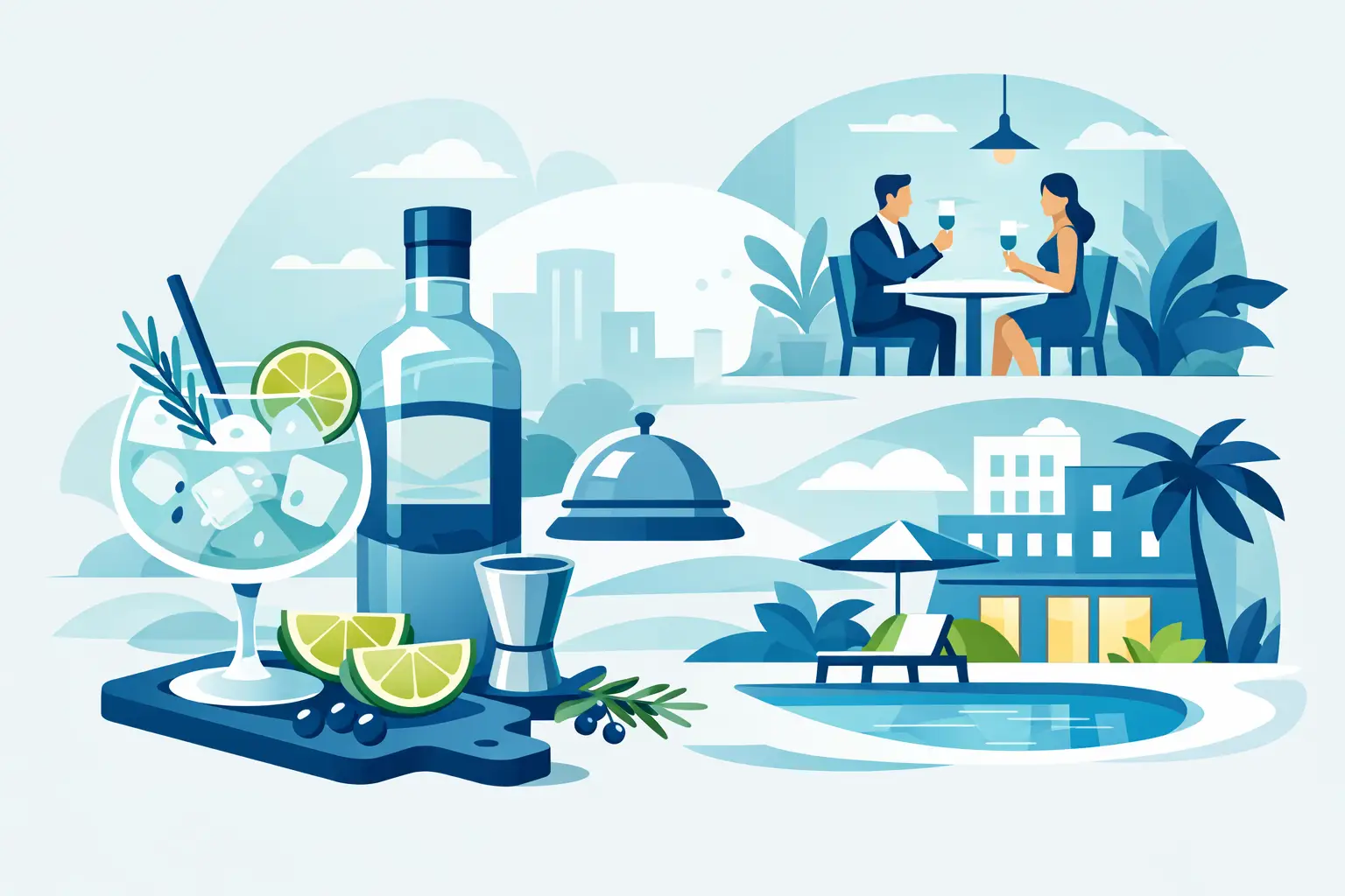 Gin para hoteles y restaurantes rentable