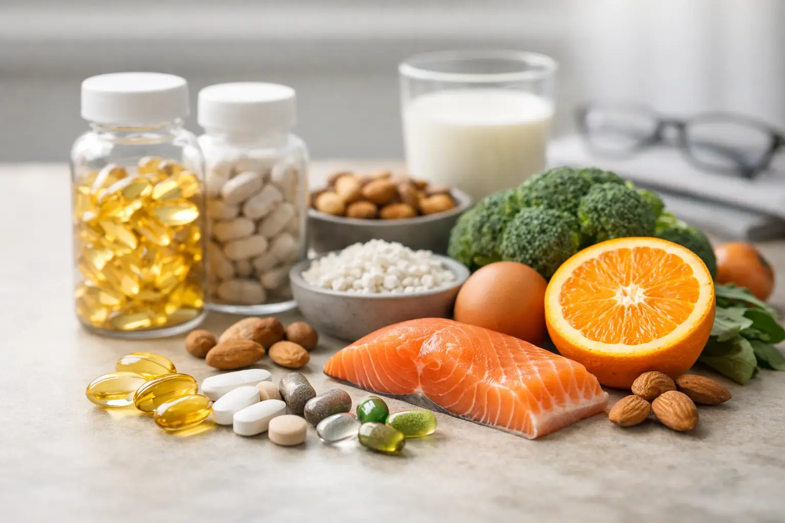 Mineralai ir vitaminai po 50: ką rinktis