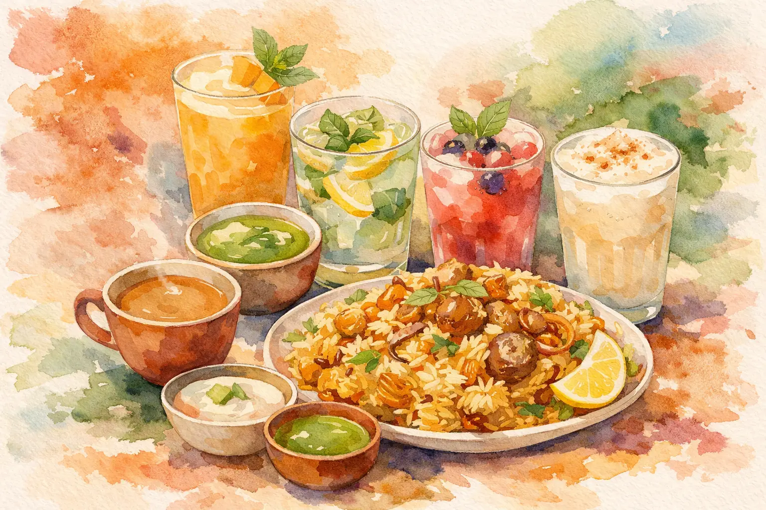 The Best Drinks With Briyani for Big Flavour