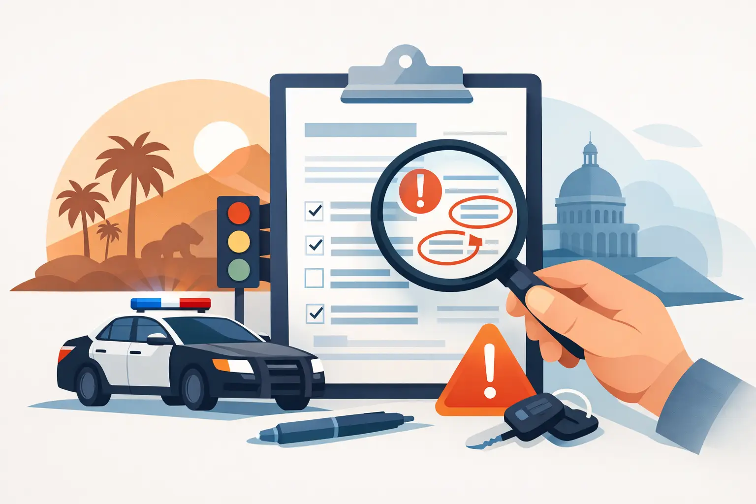 How to Find Errors on a Traffic Ticket in California
