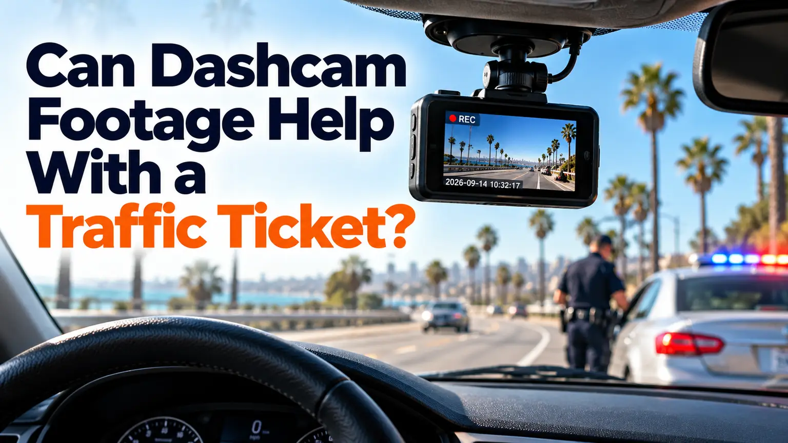 Can Dashcam Footage Help With a Traffic Ticket?