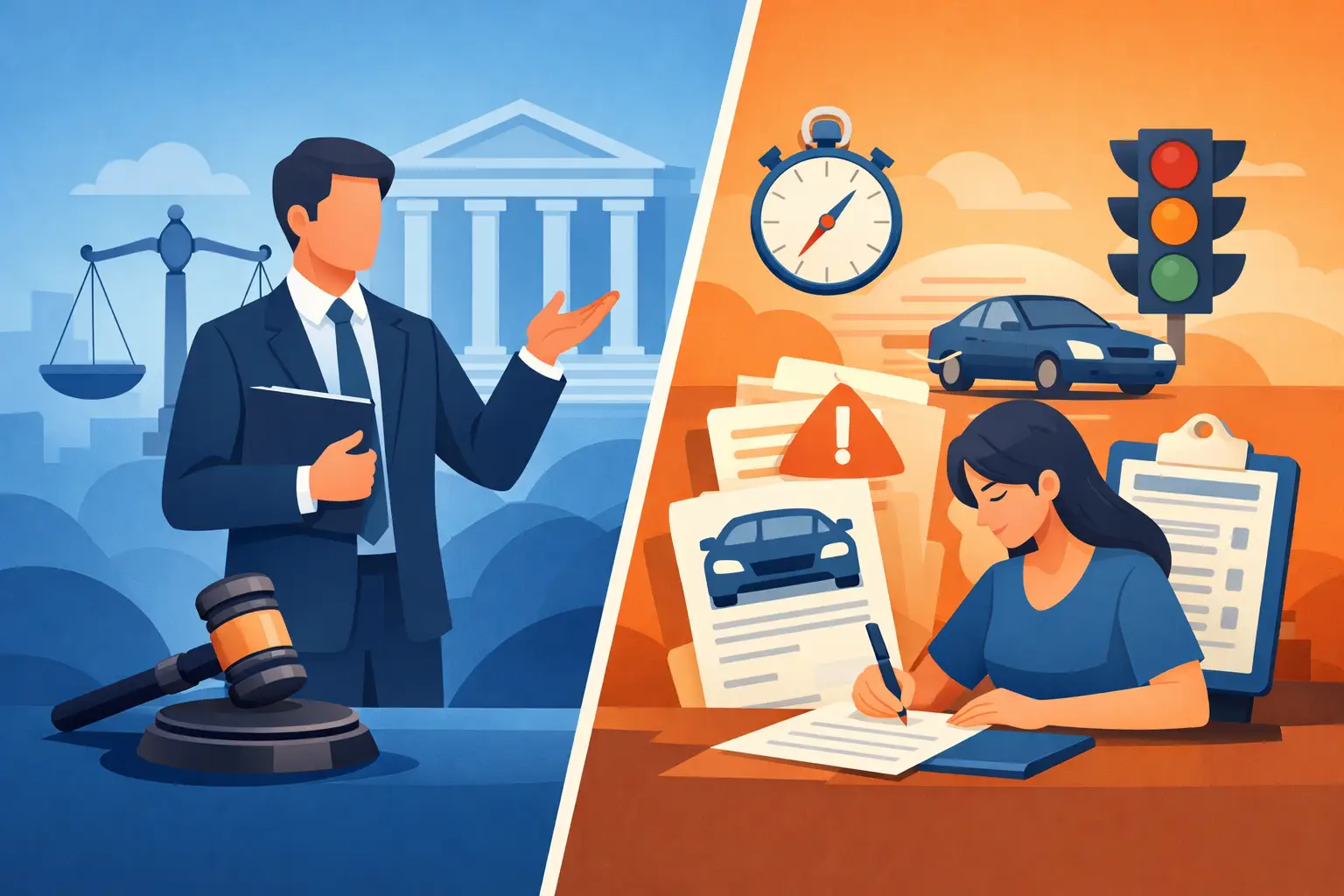 Traffic Lawyer Versus Ticket Preparation