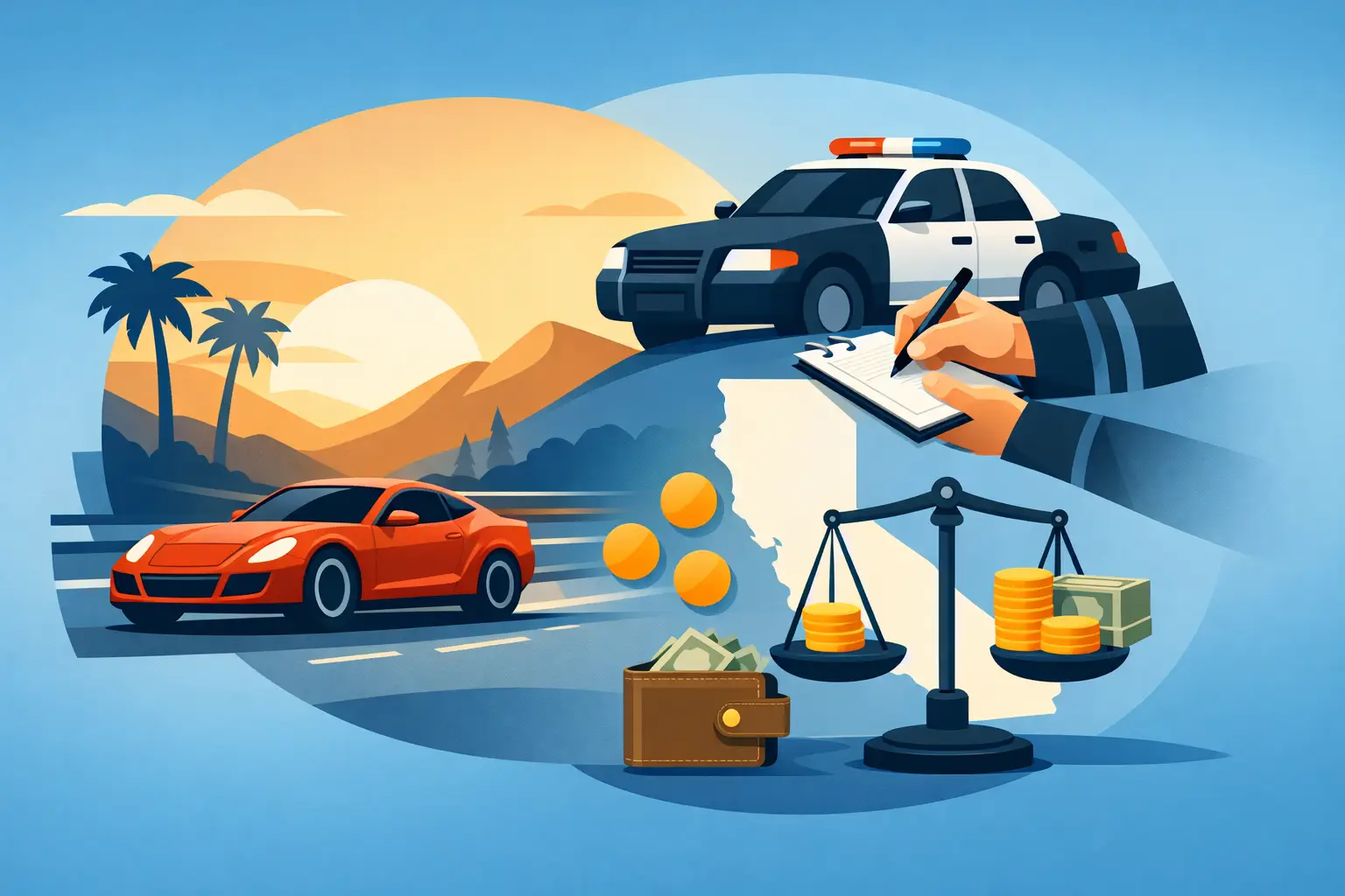 California Speeding Ticket Points: What They Cost