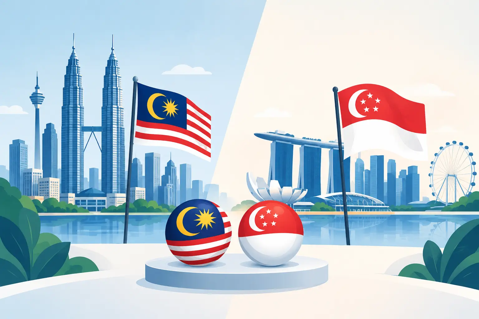 Hasil Malaysia Berbanding Singapura untuk 4D