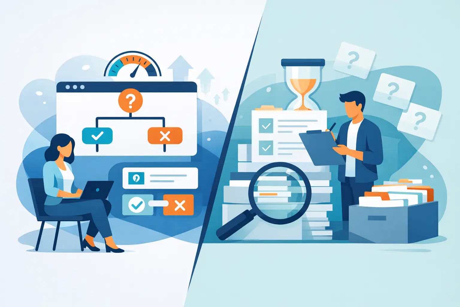 Adaptive Exams Versus Question Banks Compared