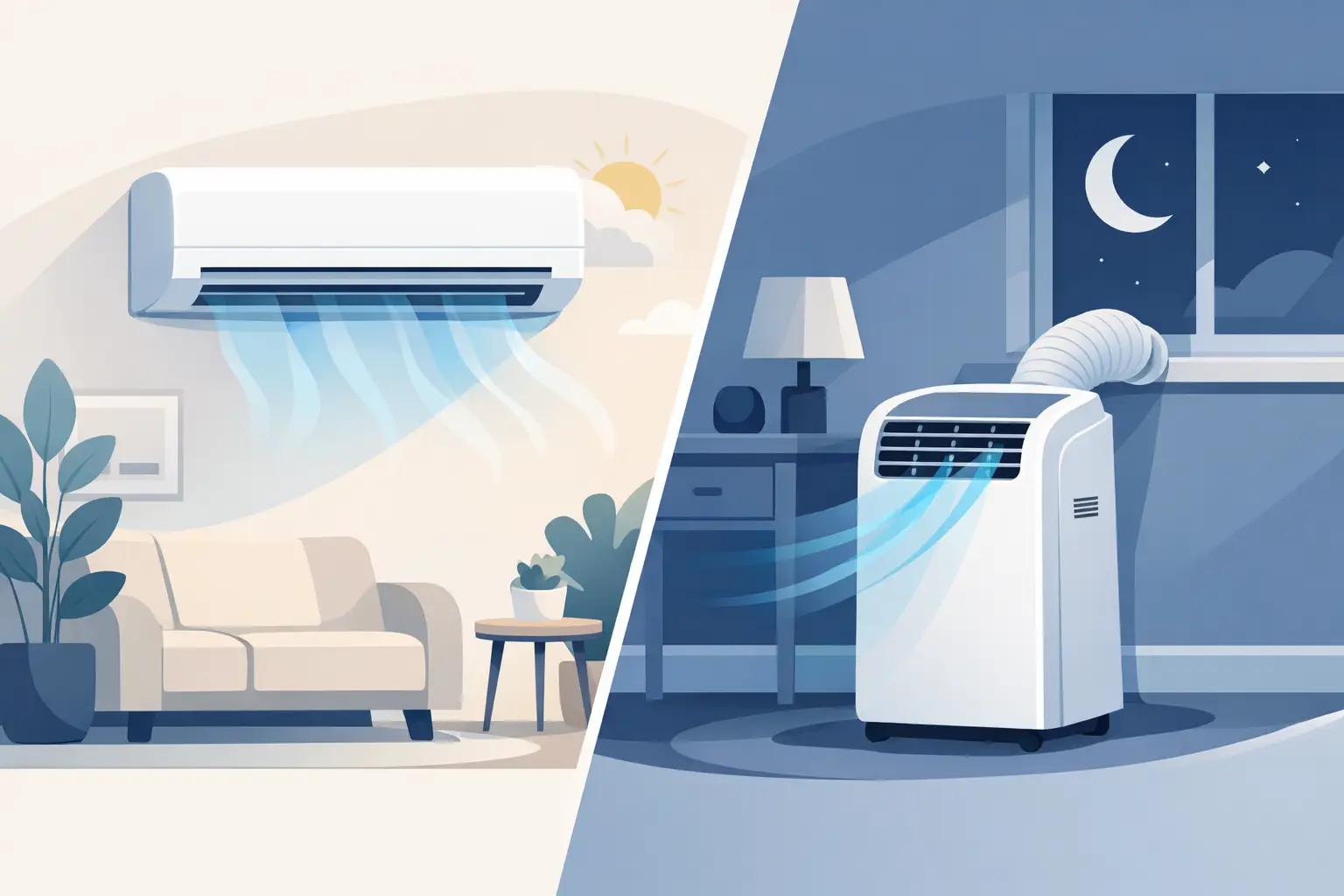 Inverter Klimaanlage oder mobile Klimaanlage?