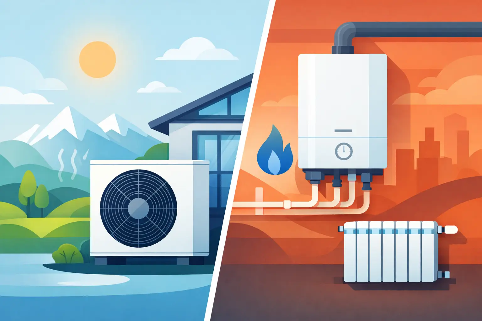 Wärmepumpe oder Gastherme im Vergleich