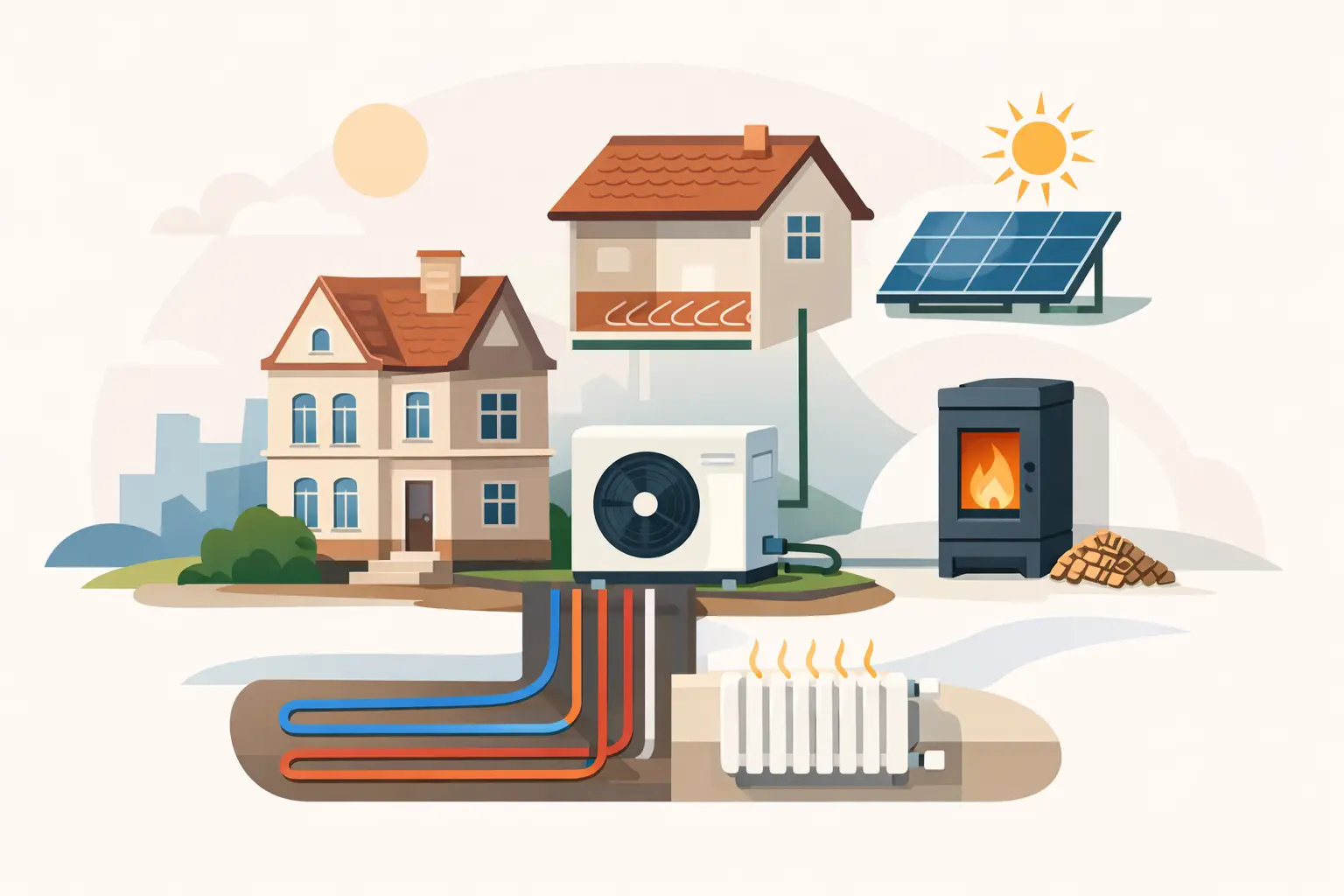 Heizsystem für Altbau ohne Gas richtig wählen