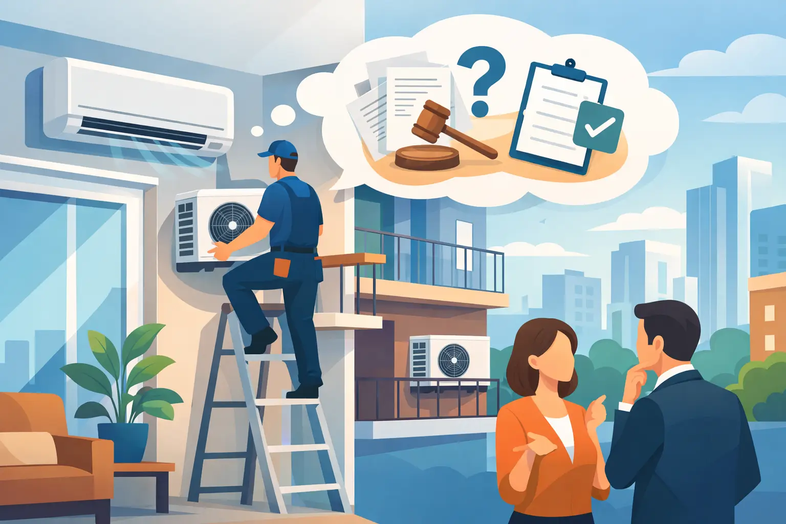 Klimaanlage einbauen Wohnung Genehmigung?