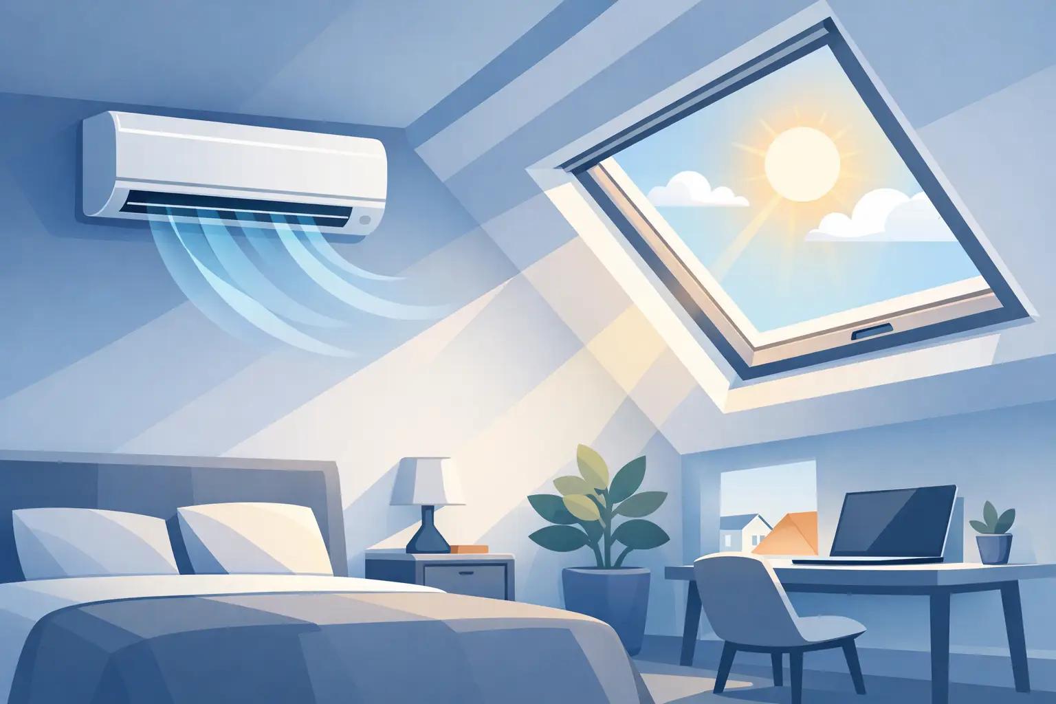Die beste Klimaanlage fürs Dachgeschoss