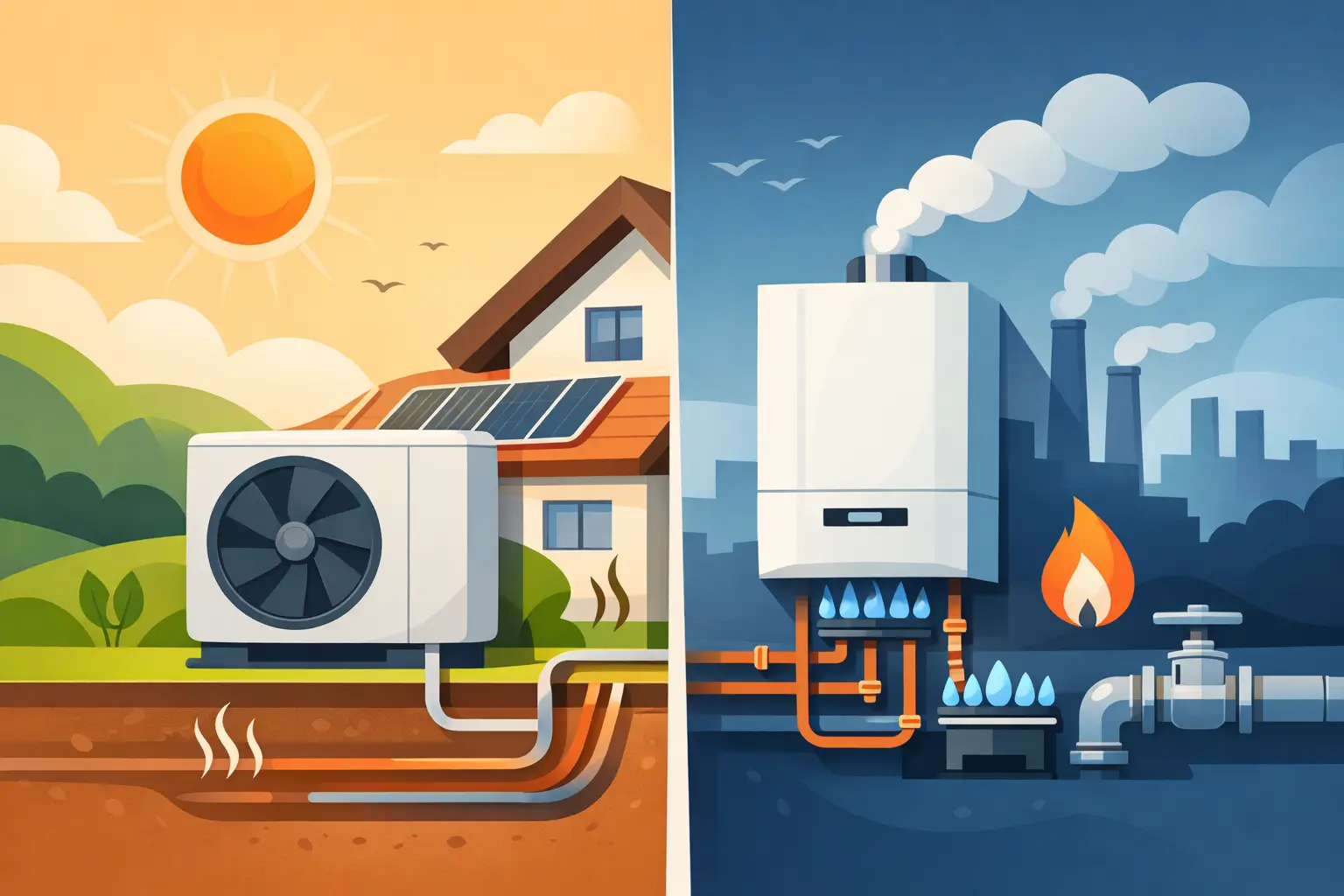 Wärmepumpe oder Gastherme - was passt?