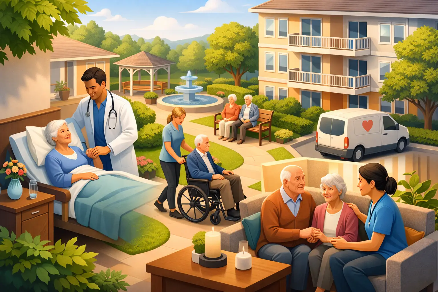 Hospice Support in a Senior Living Community
