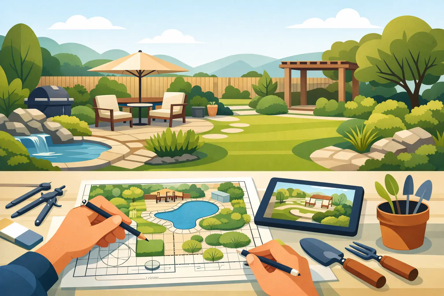 How to Plan Backyard Landscaping Right
