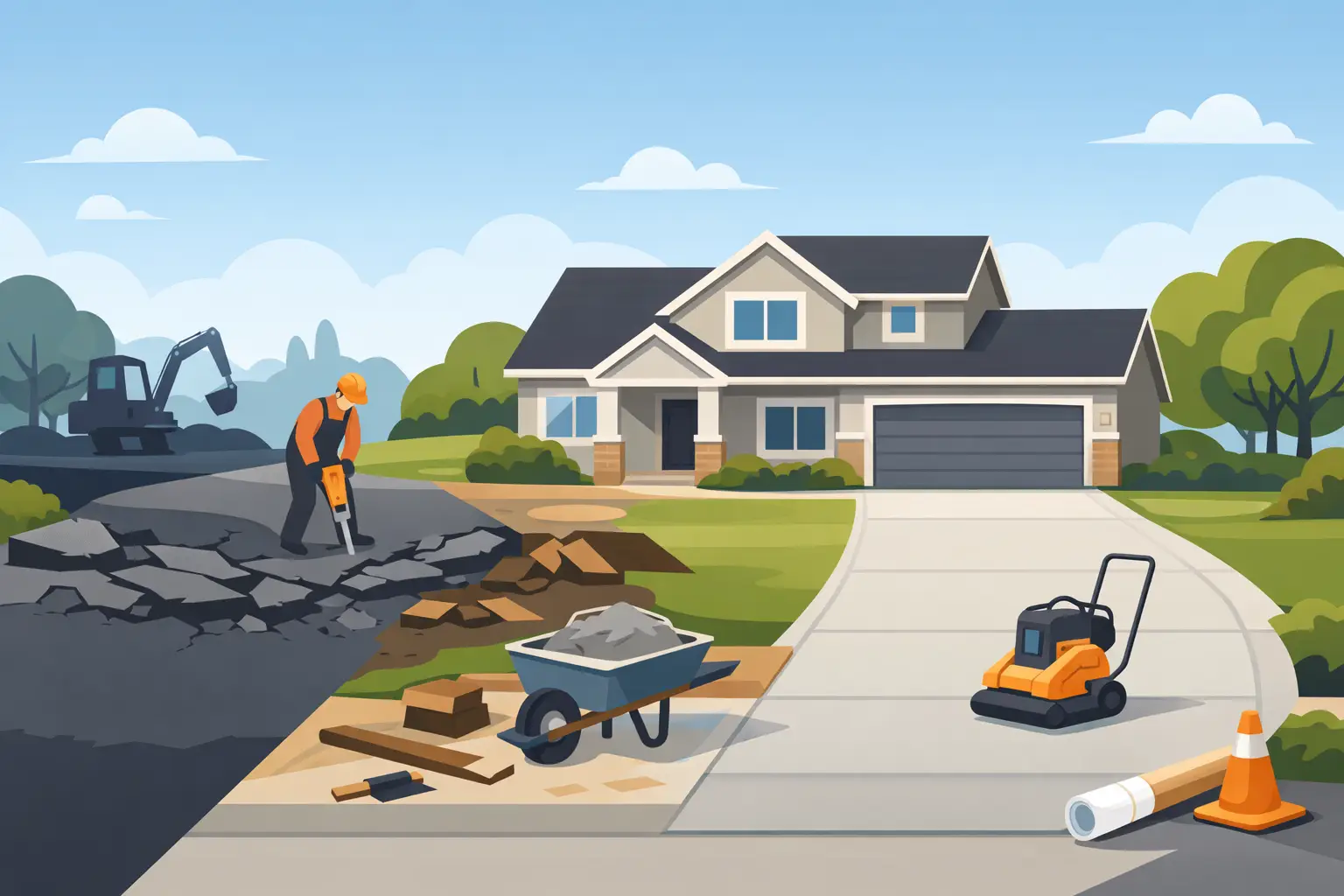 Driveway Replacement Loganville: What to Expect