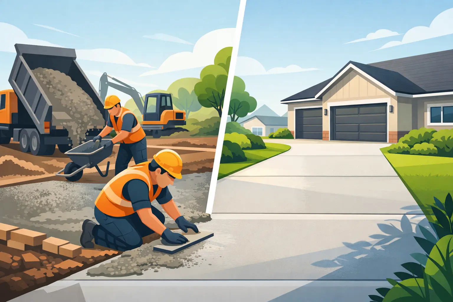 Driveway Replacement Project Example