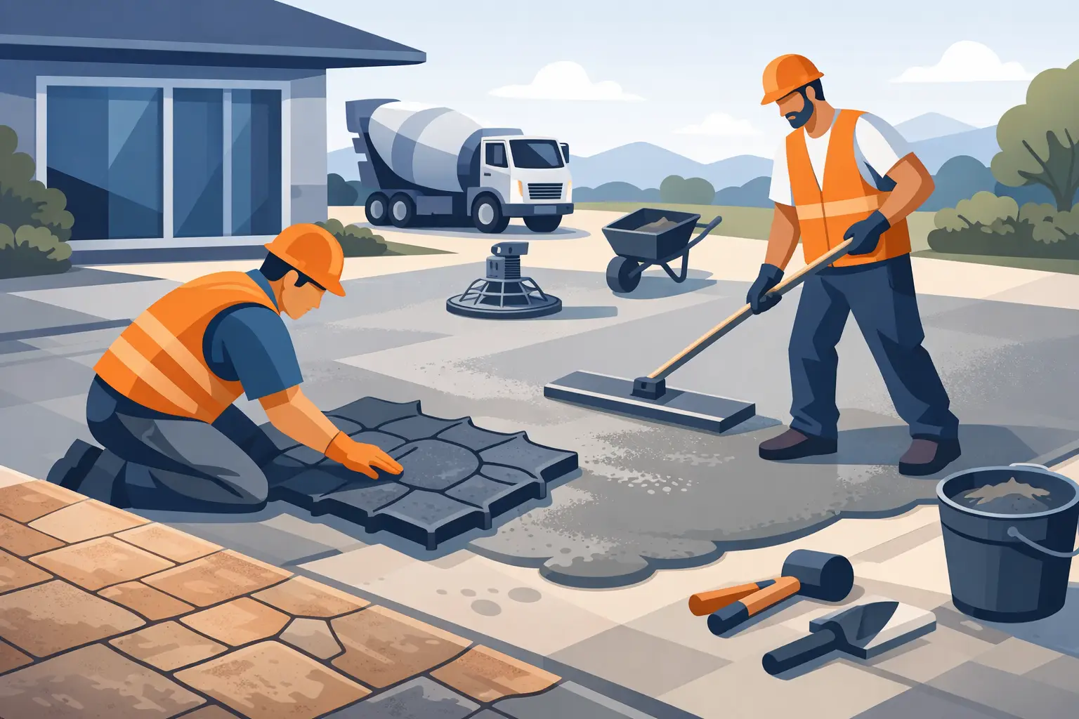 How to Install Stamped Concrete Right