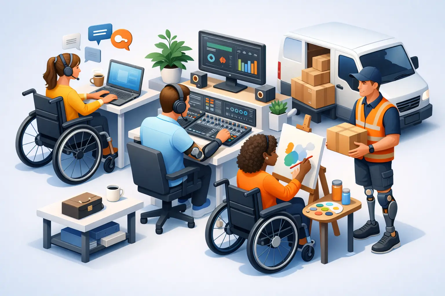 12 Best Jobs for Disabled Adults in the UK