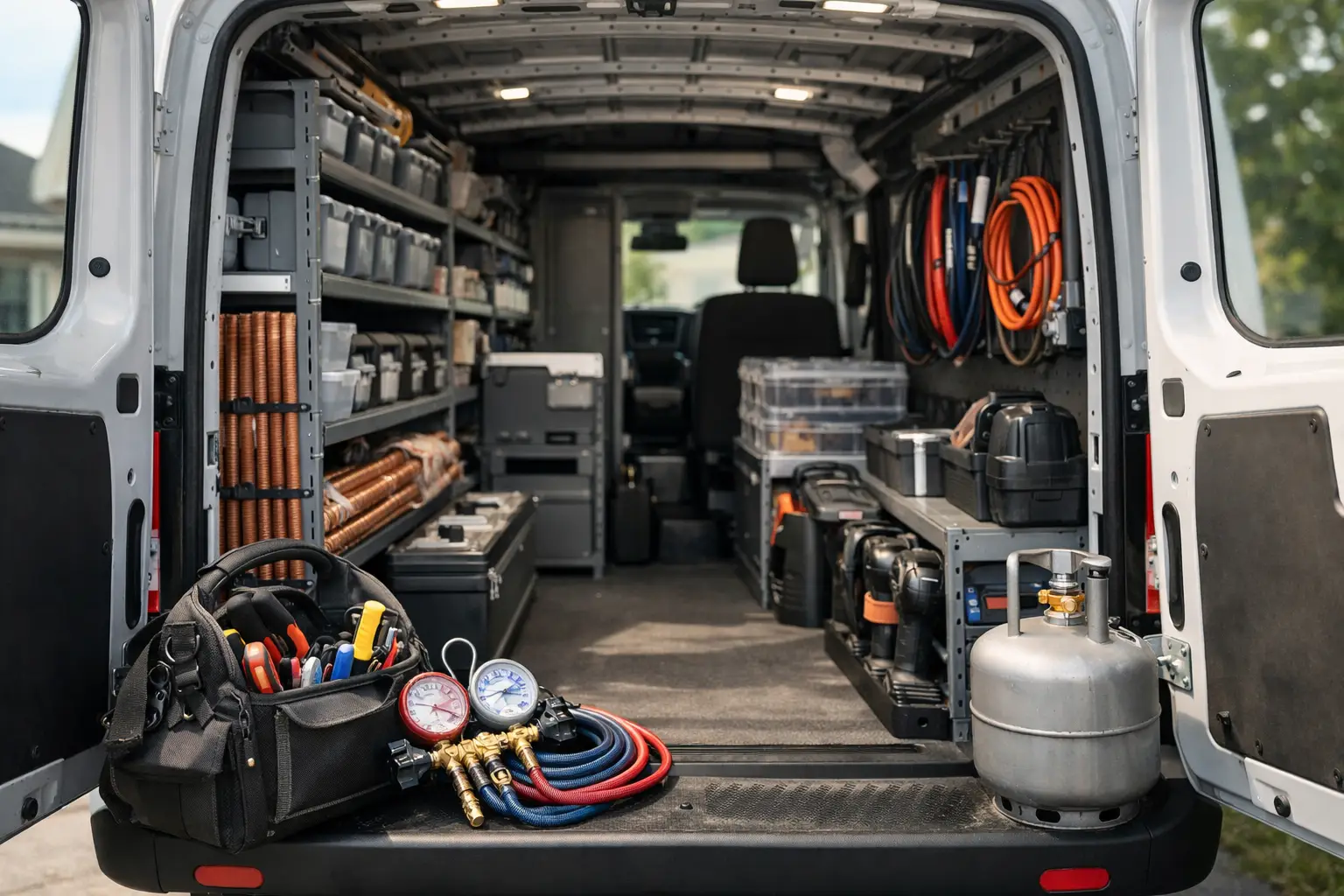 12 HVAC Work Van Organization Ideas That Save Time