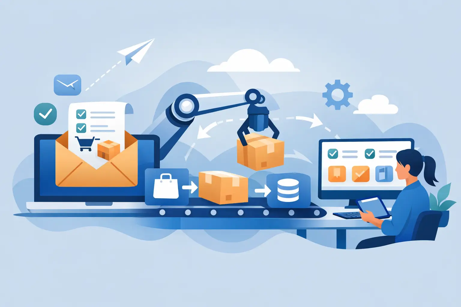 Leggere email ordini automaticamente senza errori