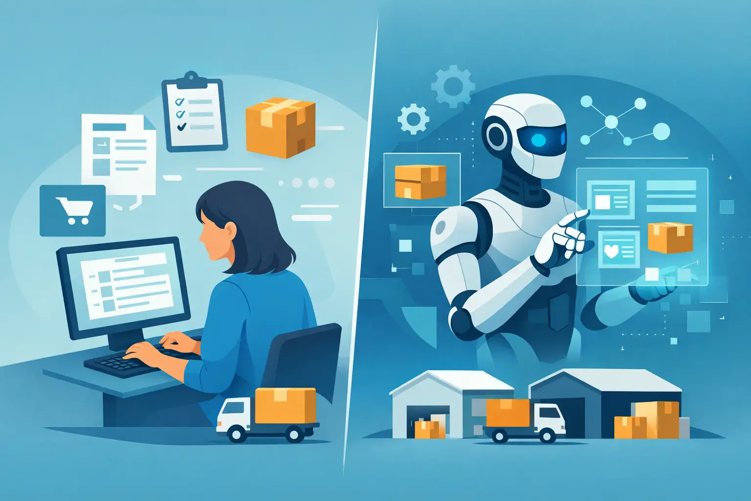 Data entry o AI: cosa cambia negli ordini B2B