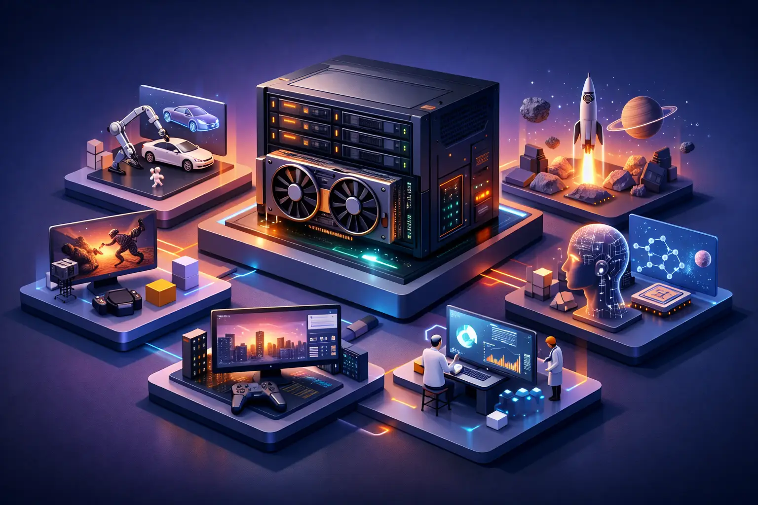 GPU Sunucu Hangi İşler İçin Kullanılır?