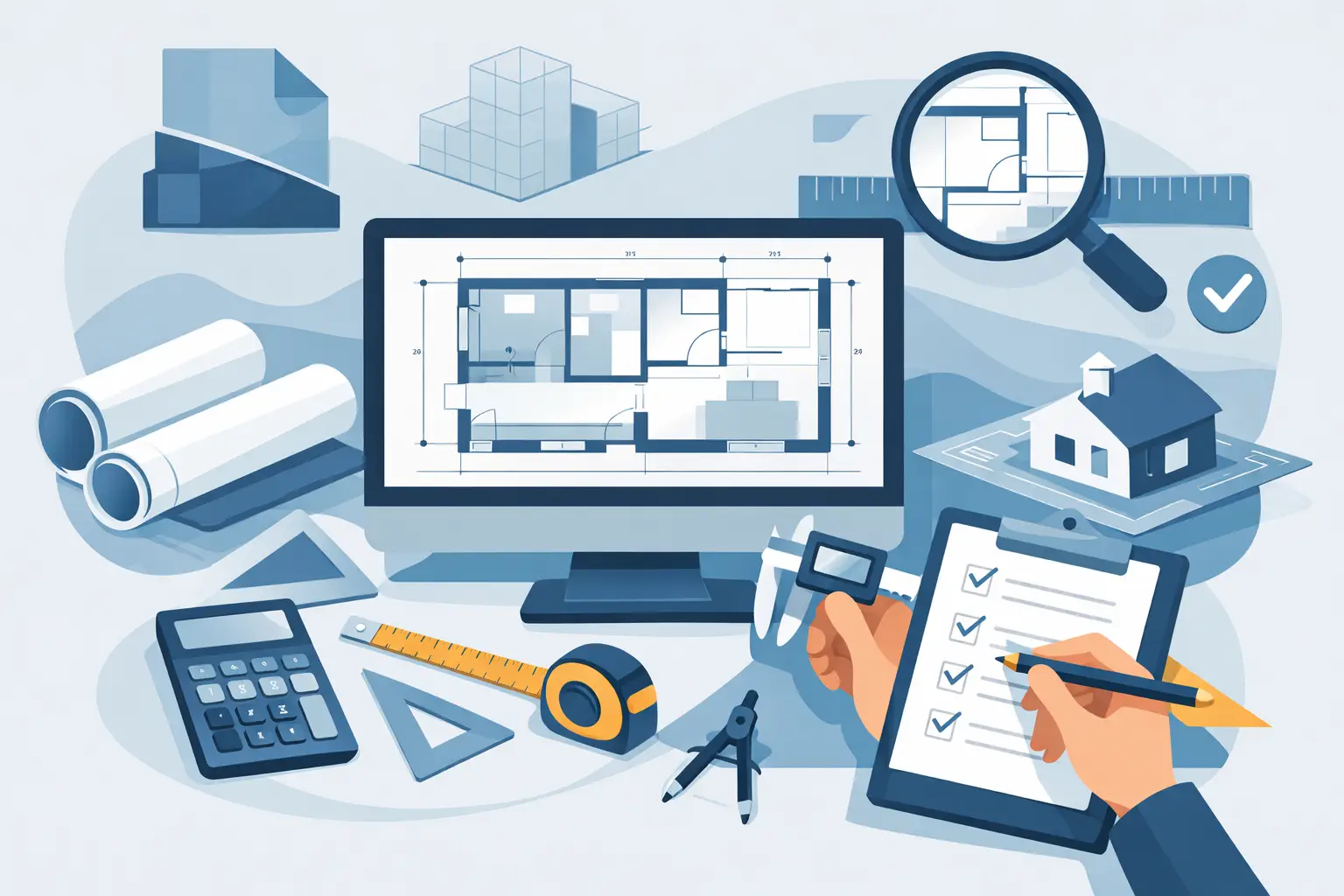 Métré depuis plan DWG, méthode et contrôles
