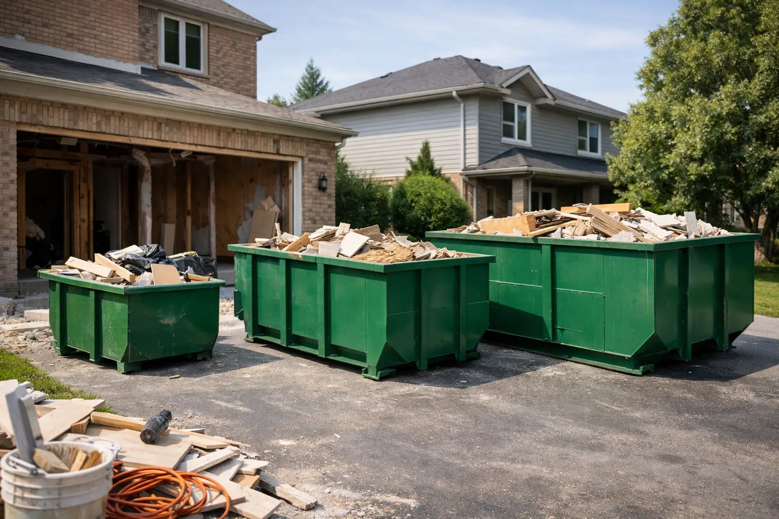 Stouffville Renovation Waste Bin: Choose the Right Size