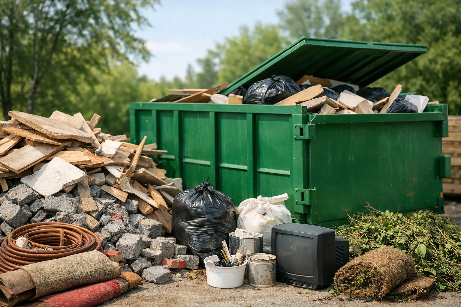 Top Materials Accepted in Rental Dumpsters