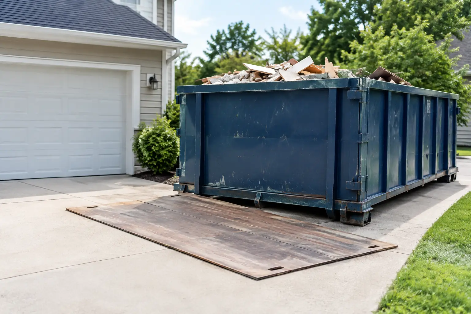 Are Driveway Boards Necessary for Bin Rentals?