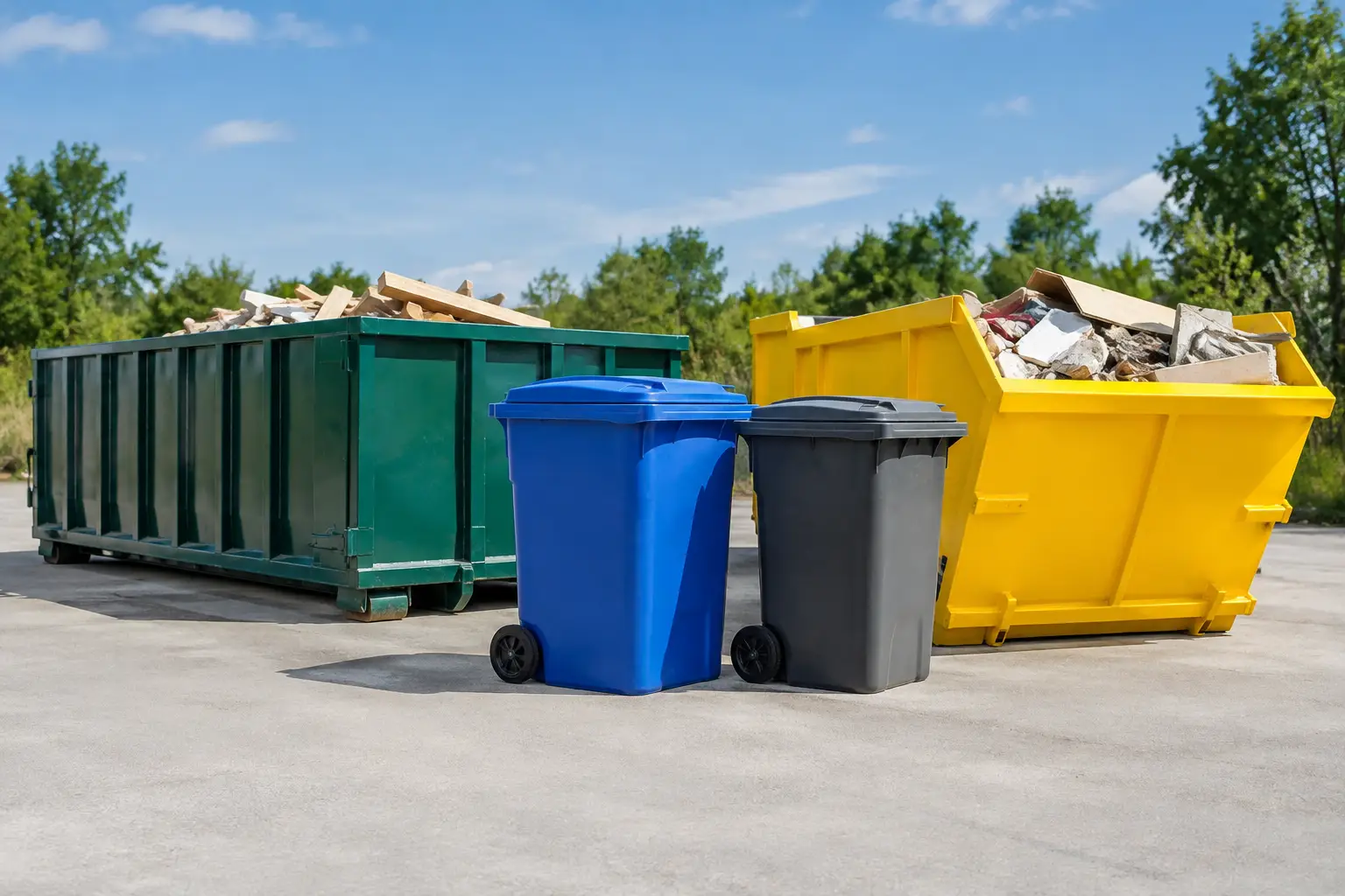 Types of Debris Containers for Every Cleanup