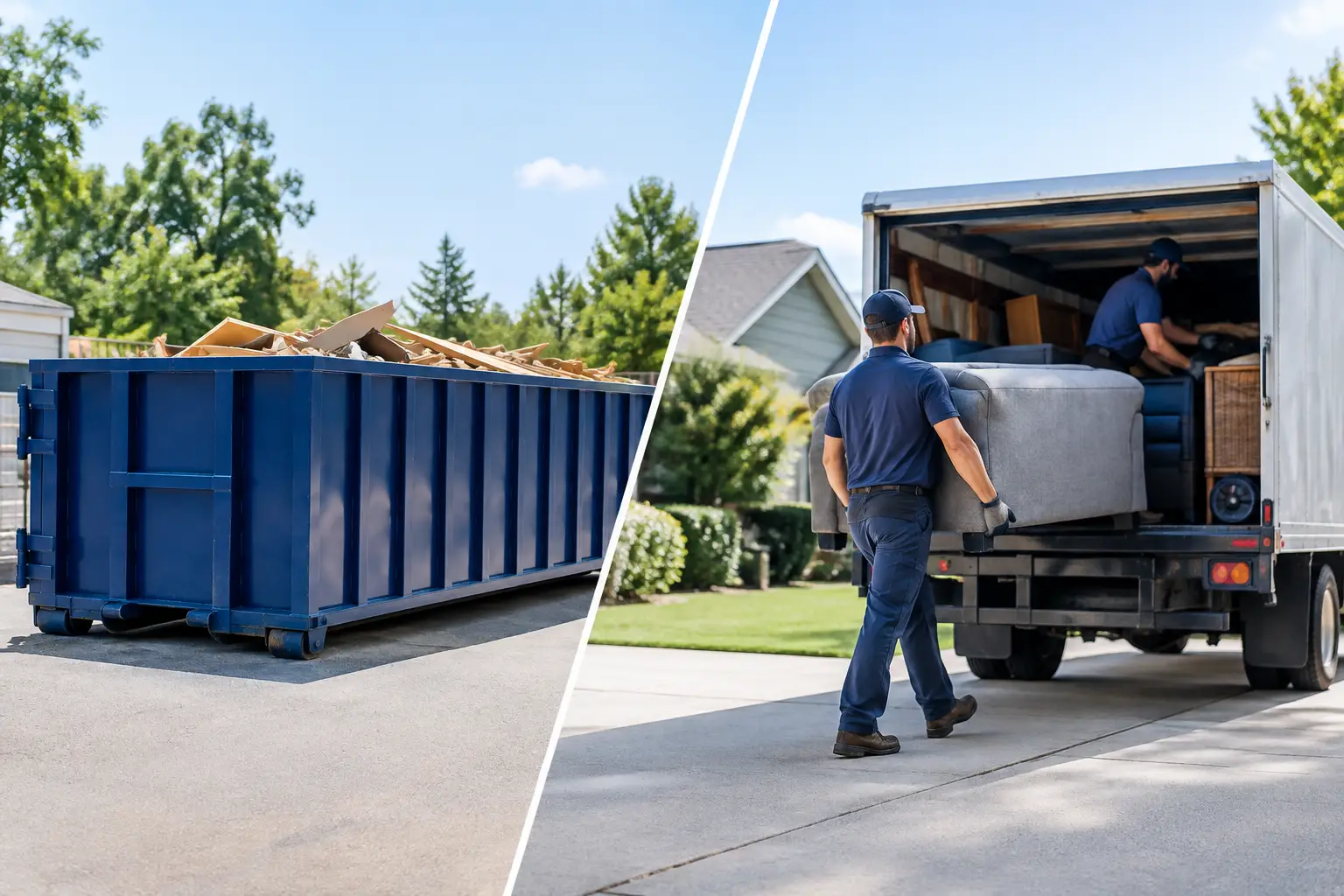 Roll Off Versus Junk Removal: Which Fits?