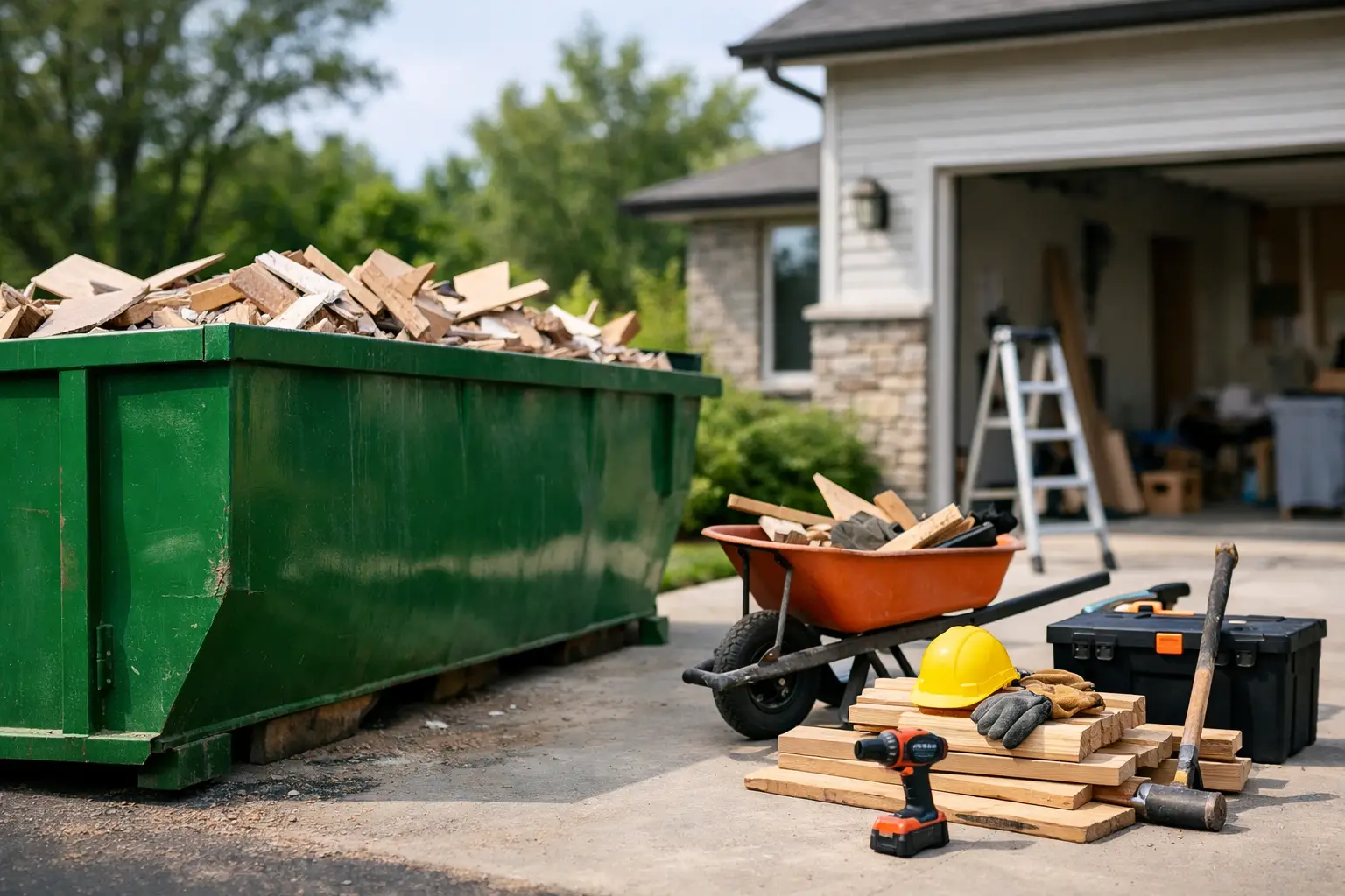 Garbage Bin Rental for DIY Projects Made Simple