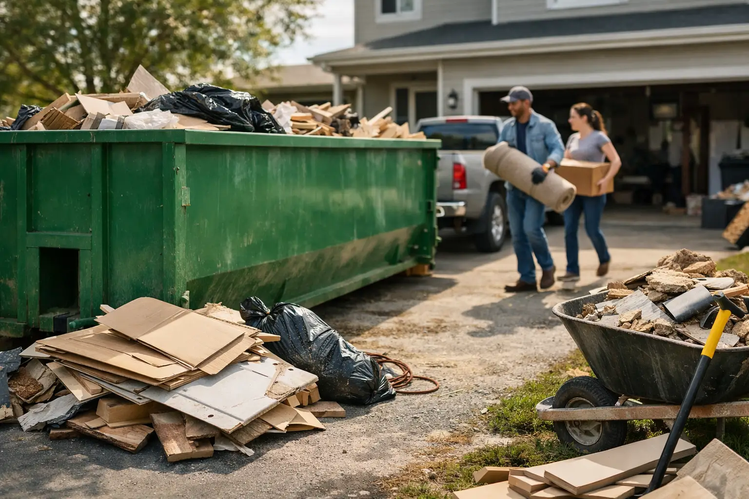 Garbage Bin Rental for Home Cleanup Projects