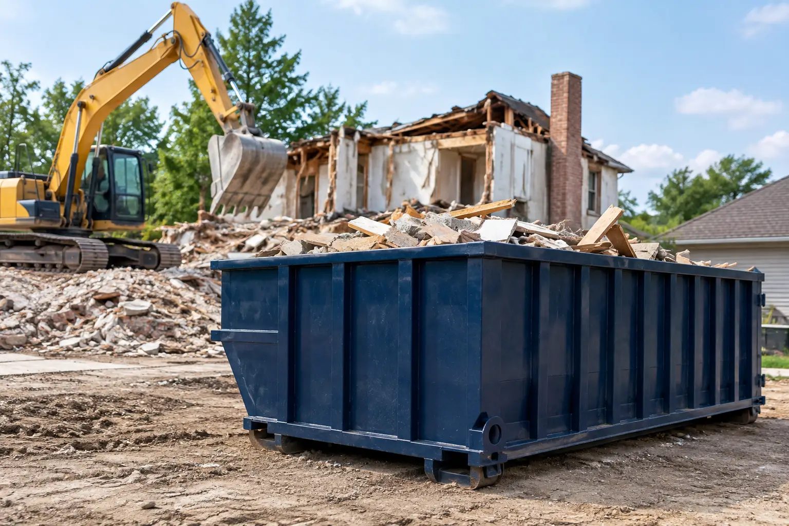 Is a 20 Yard Dumpster Right for Demolition?