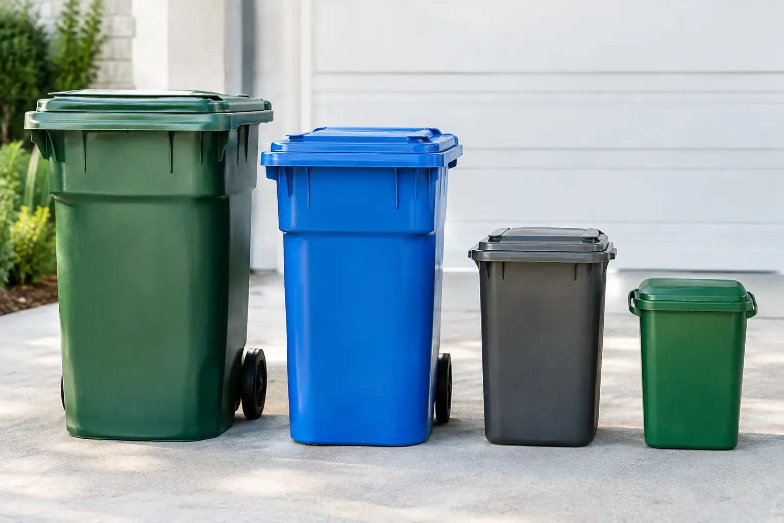 Bin Sizes Compared for Home Cleanup Projects