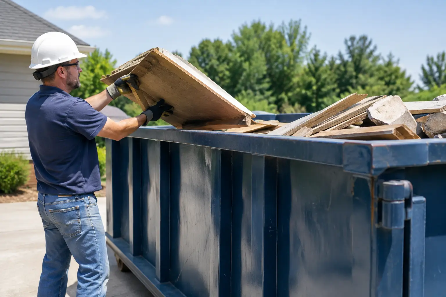 How to Load a Dumpster Safely and Efficiently