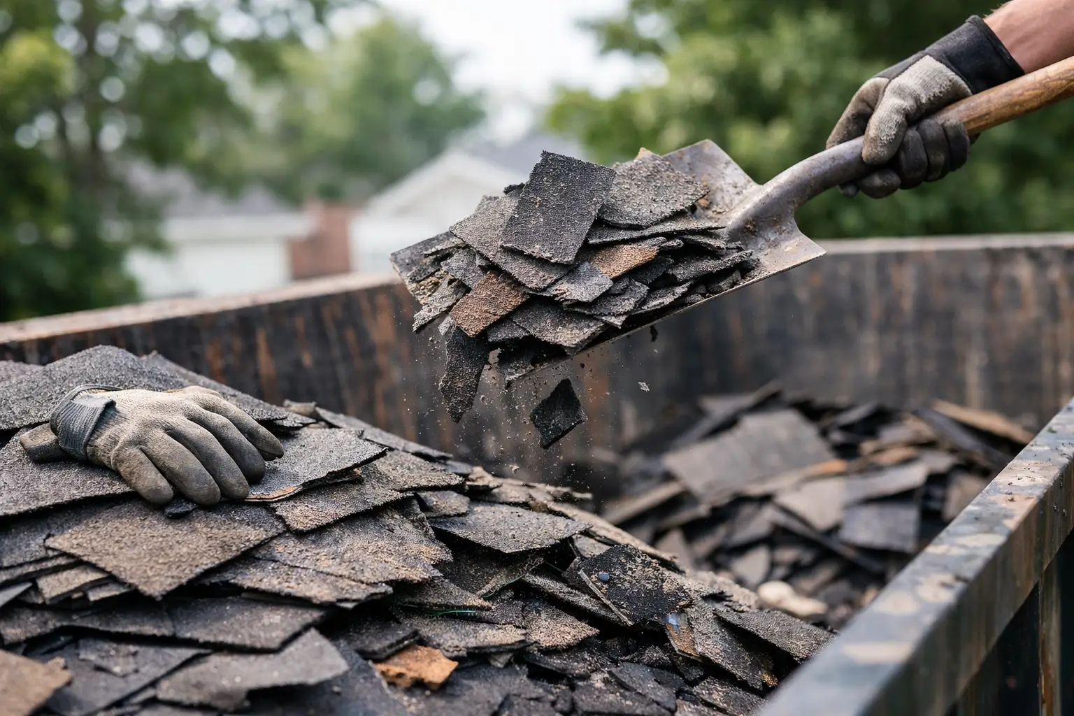 How to Dispose of Old Roofing Shingles